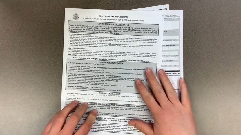 Application for a U.S. Passport